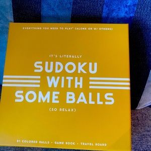 NWT IN BOX SEALED SUDOKU with balls